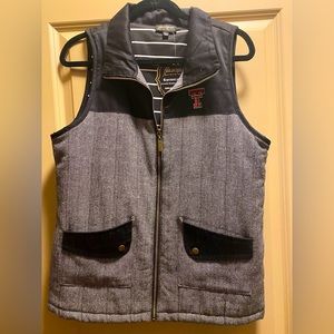 New with tags Texas Tech women’s vest by game day couture
